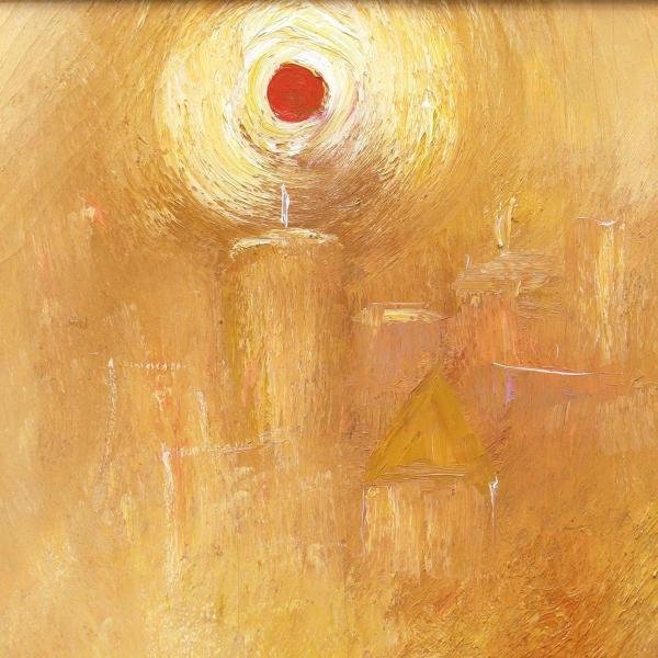 塙賢三「道化」銅版画に手彩色 絵画買取・販売の小竹美術