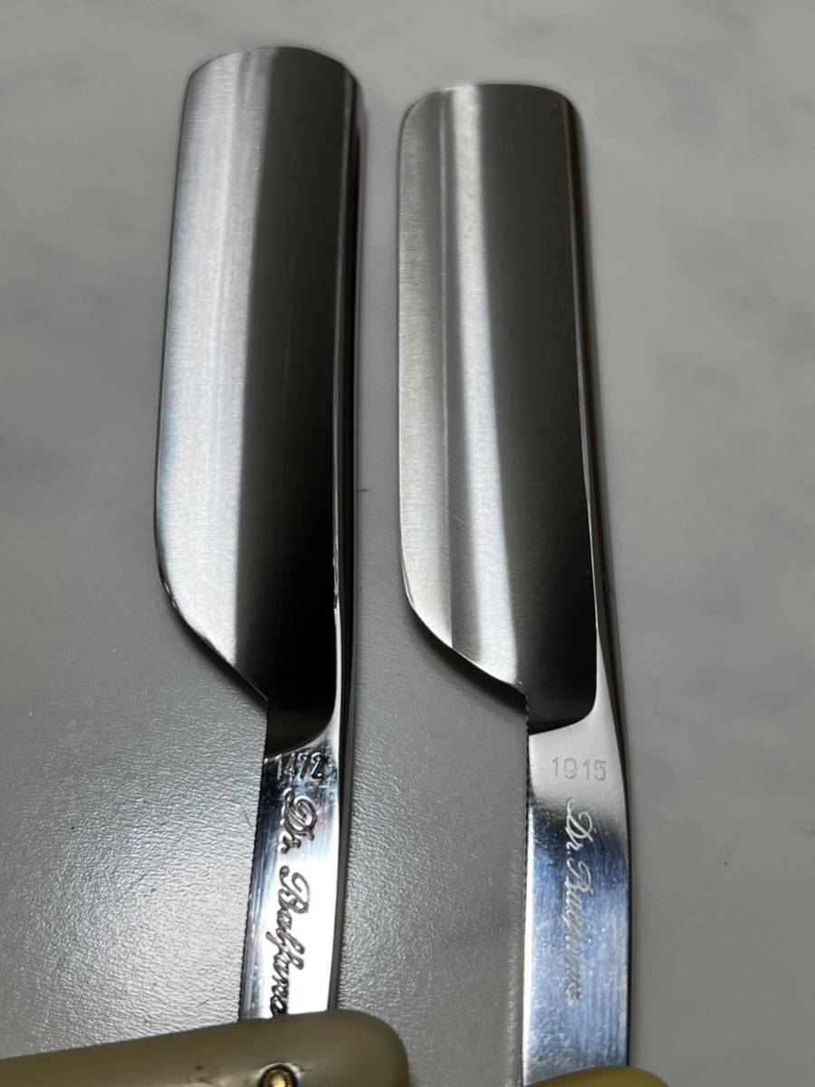 Solingen INOX Dr,BALFANZ 西洋 剃刀 カミソリ レザー 4個まとめて 箱1