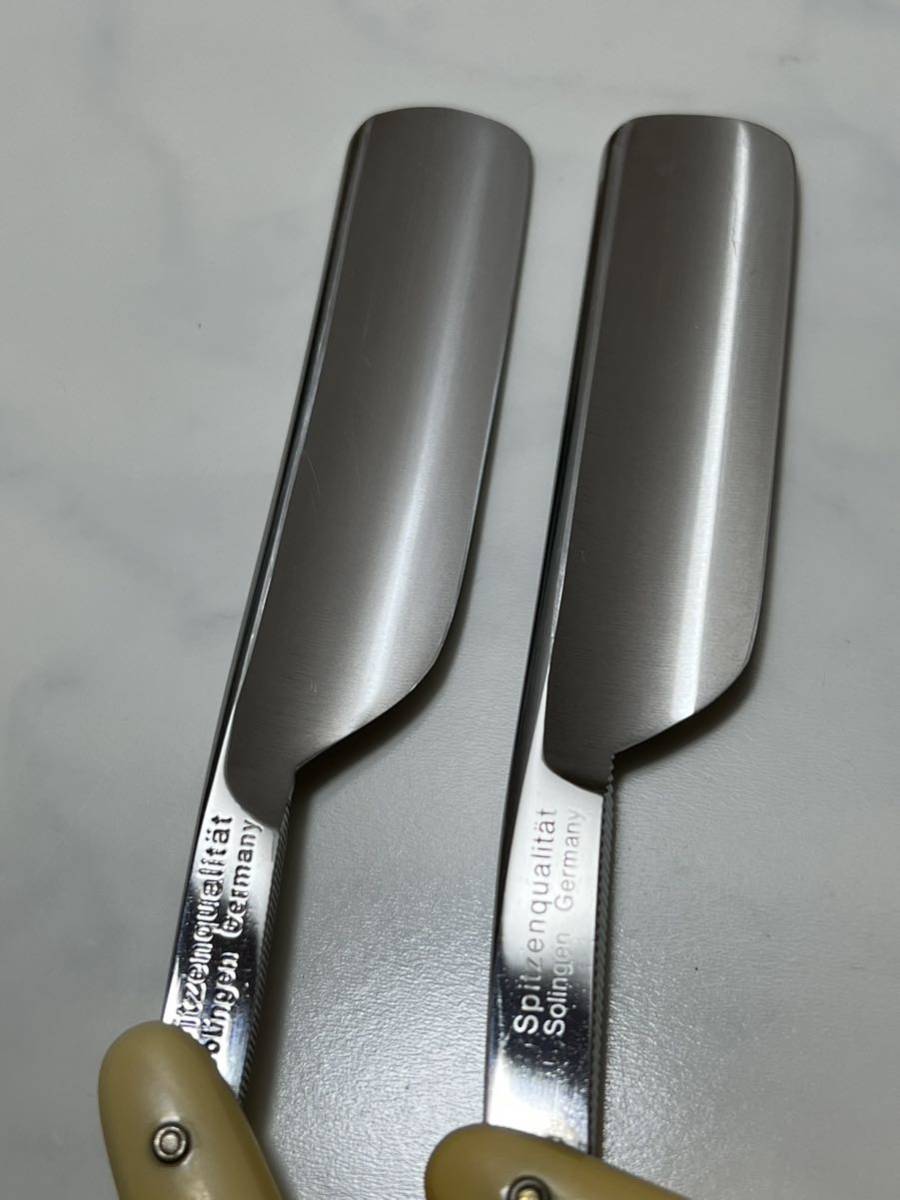 Solingen INOX Dr,BALFANZ 西洋 剃刀 カミソリ レザー 4個まとめて 箱1