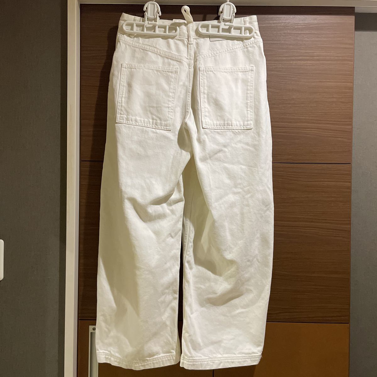 【新品　サイズ38】STUDIO NICHOLSON × ZARA スタジオ・ニコルソン バルーンデニムパンツ ホワイト　ザラ