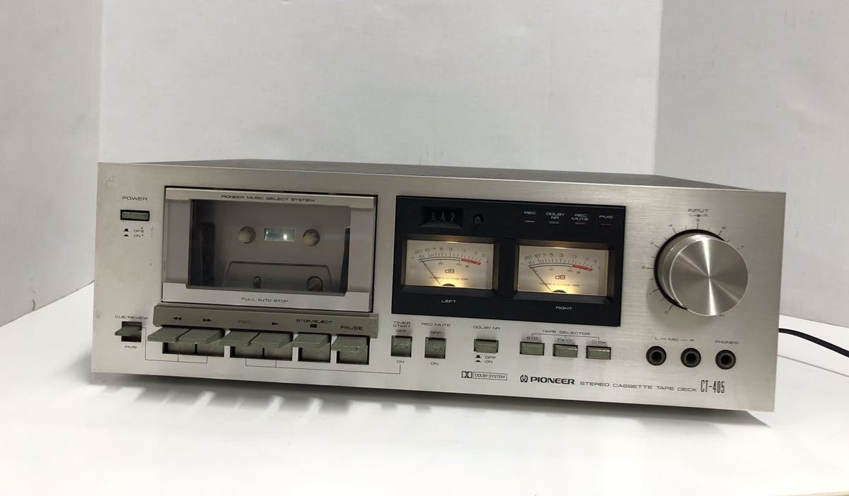 CT-405 Pioneer カセットデッキ パイオニア オーディオ PIONEER レトロ