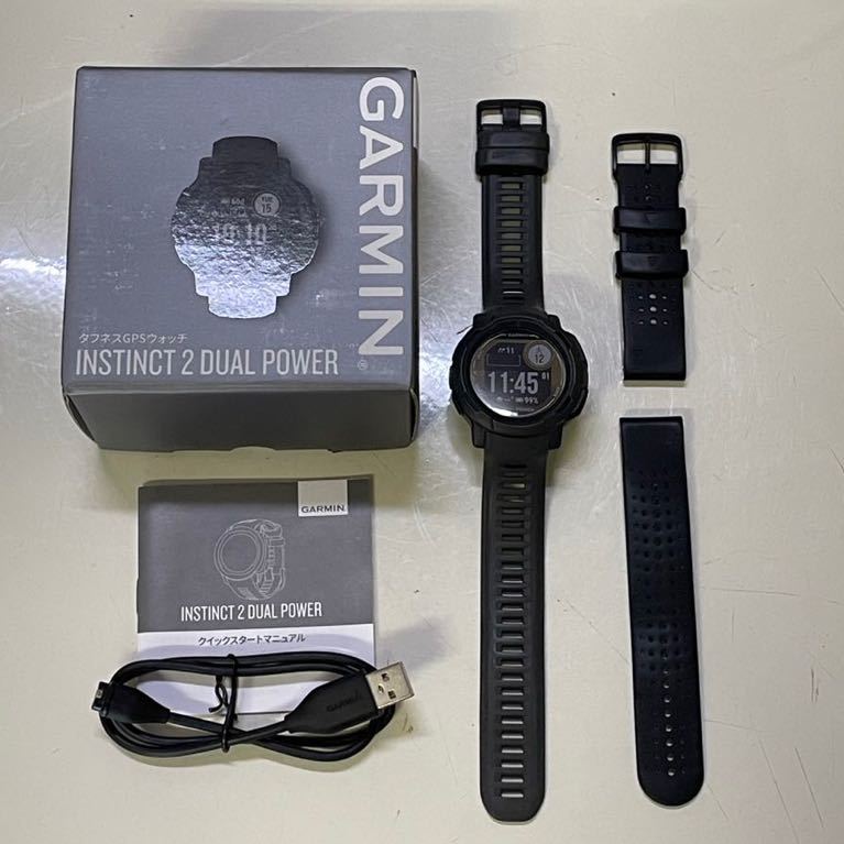 GARMIN ガーミン INSTINCT 2 DUAL POWER 国内正規品 スマートウォッチ