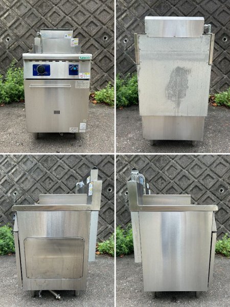 直接引取大歓迎 動作品 TANICO 角型ゆで麺器 TU-50N 省エネタイプ W50×D60×H80cm タニコー LPガス プロパンガス LPG ラーメン うどん 麺