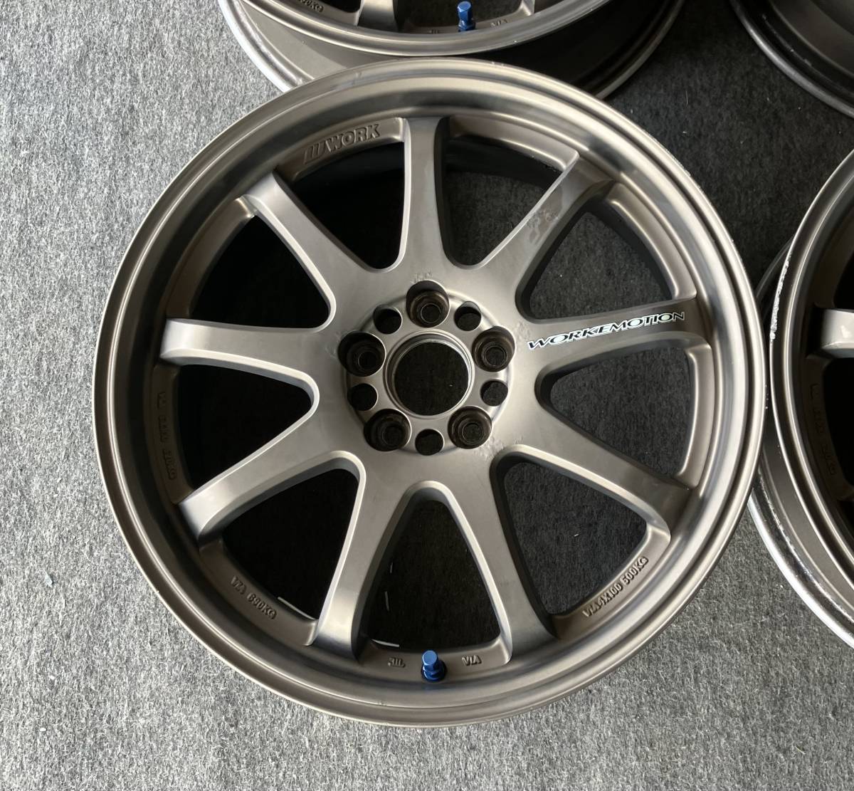 希少！WORK EMOTION XD9 17インチ 7.0J +47 5H 100 4本 ブロンズ(社外 