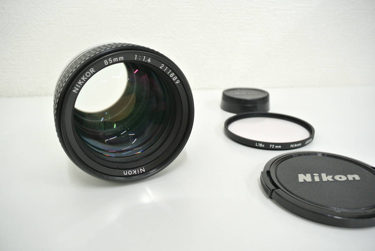 カメラ祭 レンズ祭 ニコン ニッコール 85mm 1:1.4 フィルター ニコン L1Bc 72mm Nikon NIKKOR