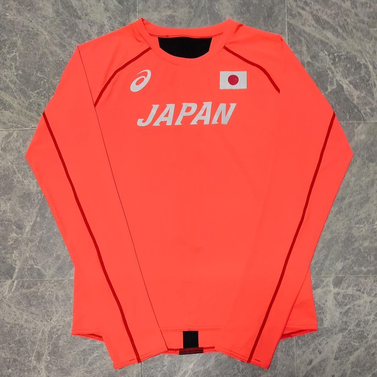 日本代表 ロンT Lサイズ ASICS 陸上 JAPAN 日本代表 長袖 Tシャツ Lサイズ アシックス
