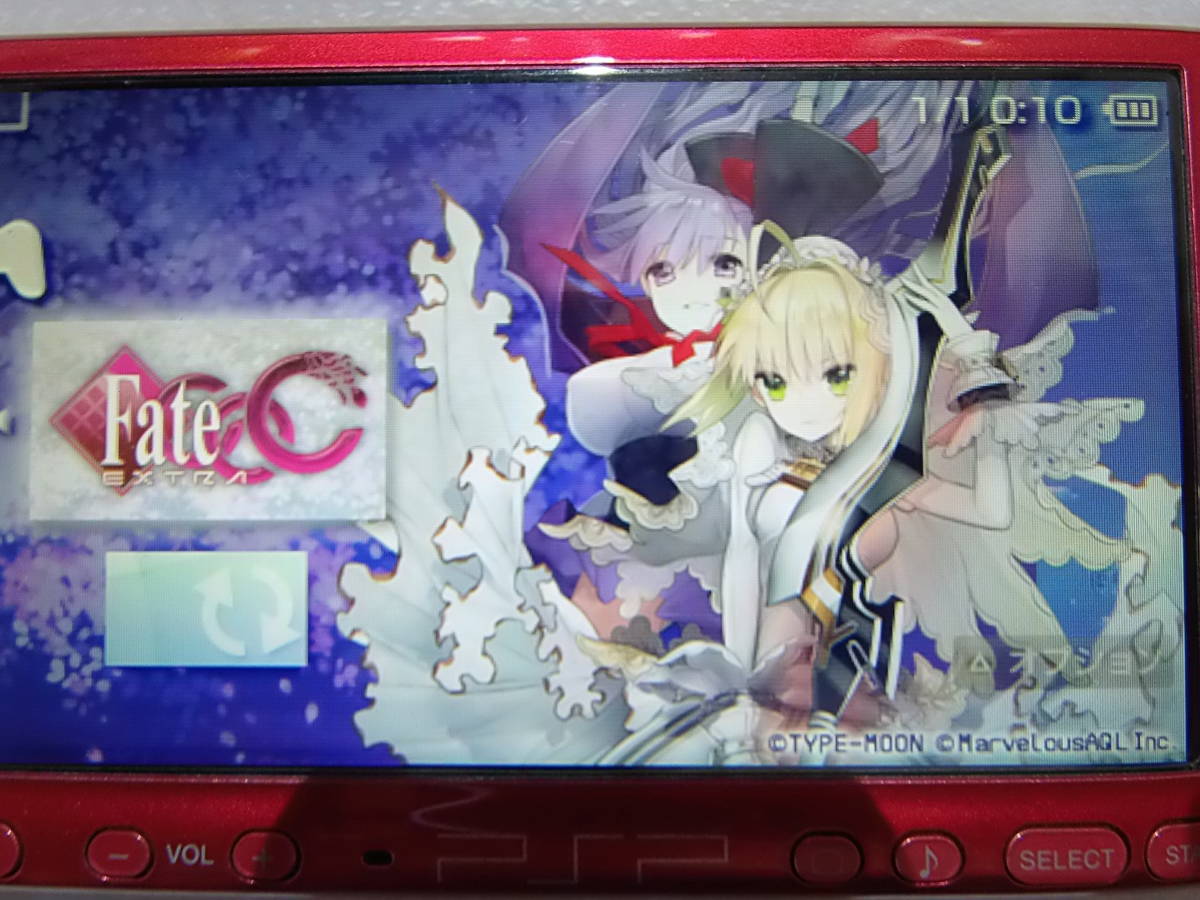 PSP-3000 新品に近い綺麗な美品 レッド 液晶画面は、完全に無傷 UMD用  