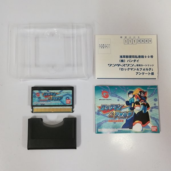 gH672x [箱説有] ハガキ付 WS ワンダースワン ソフト ロックマン