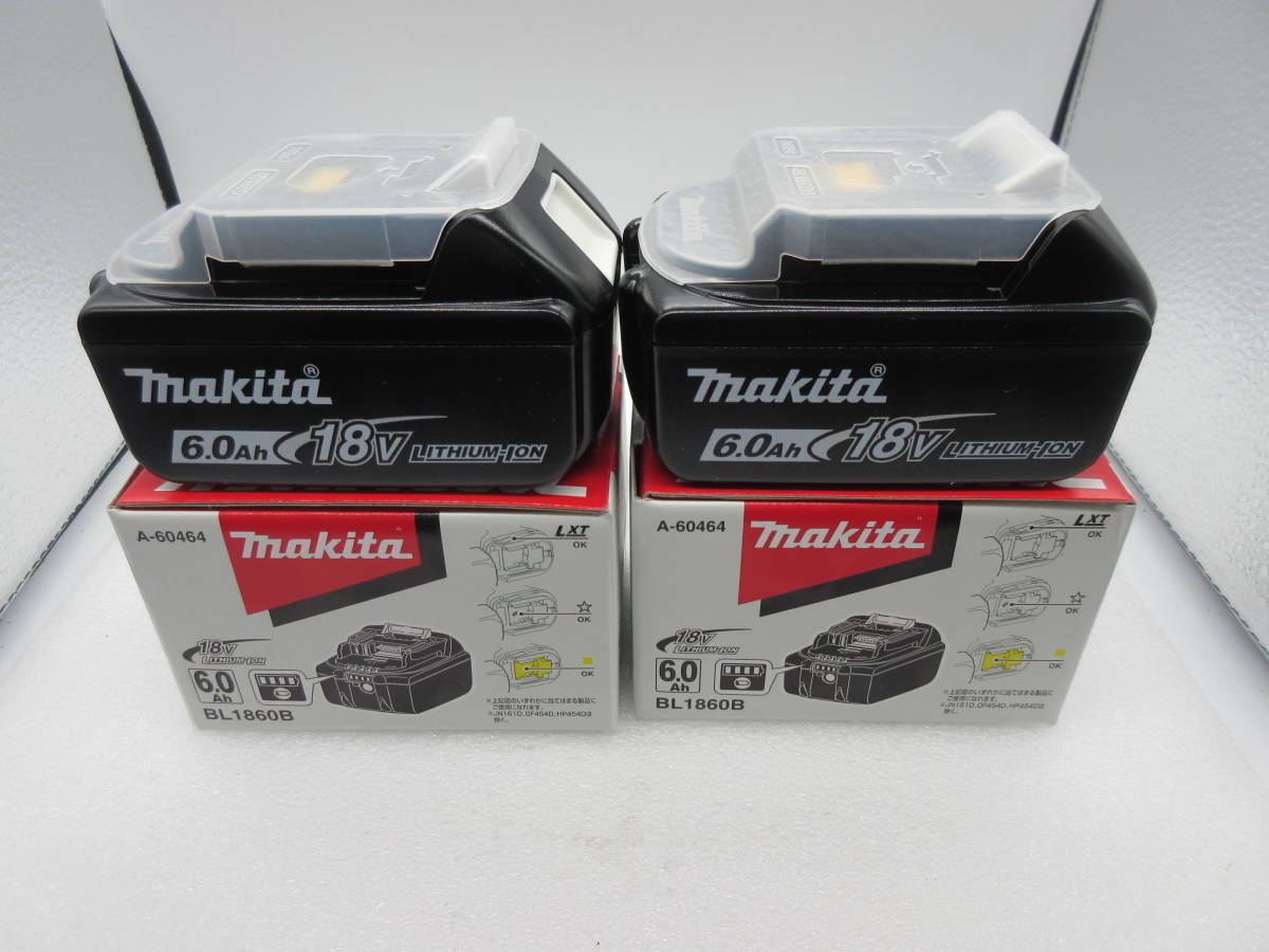 66389 未使用 makita マキタ バッテリー BL1860B 18V リチウムイオン
