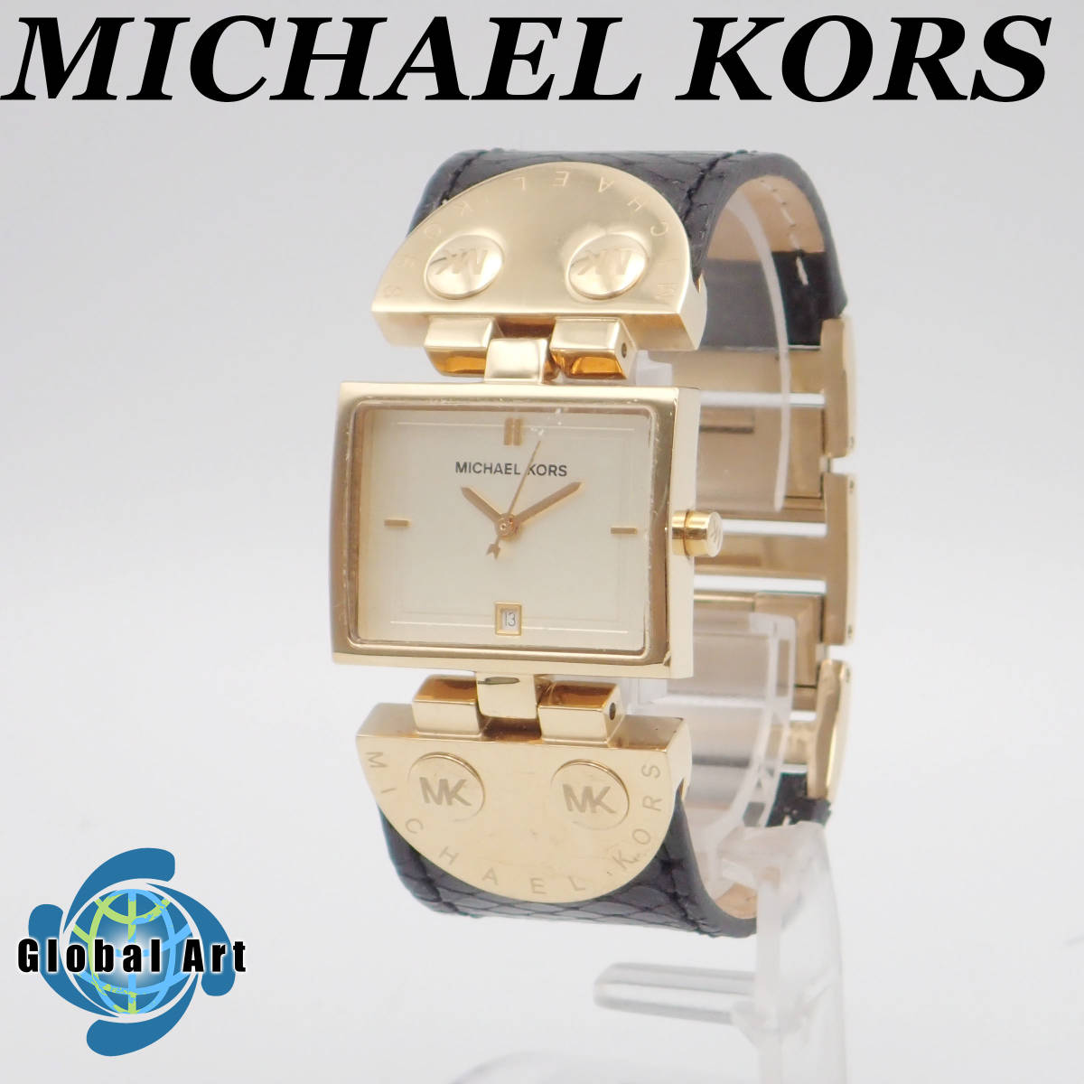 う08371/MICHAEL KORS マイケルコース/クオーツ/レディース腕時計/文字盤 シルバー/MK-2113