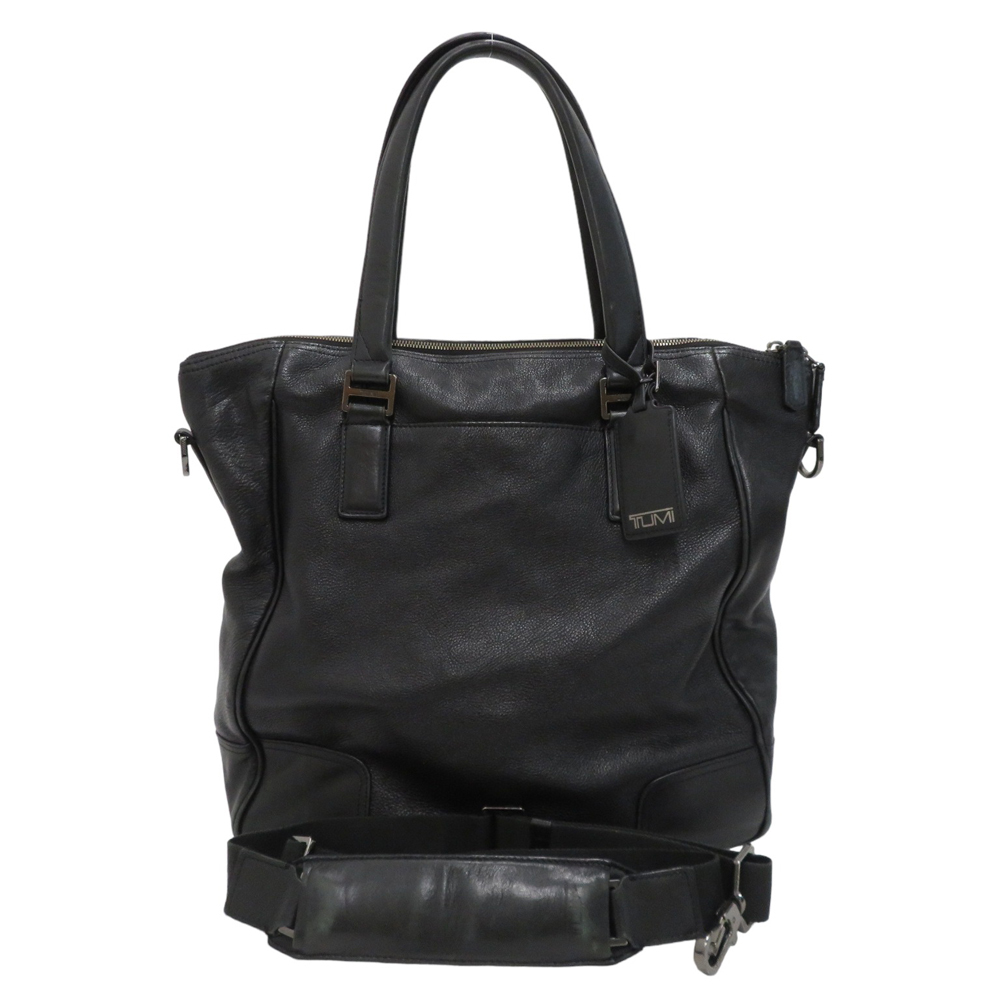 トゥミ TUMI ビジネスバッグ 22157DH - TUMIナイロン×レザー 黒 本体
