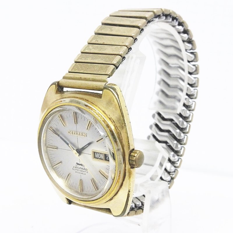 ▽ シチズン CITIZEN 4-720652Y レオパール スーパービート 24石 自動