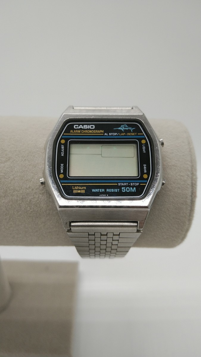 CASIO W-36 カシオ ALARM CHRONOGRAPH アラームクロノグラフ QZ デジタル カジキ スクエア