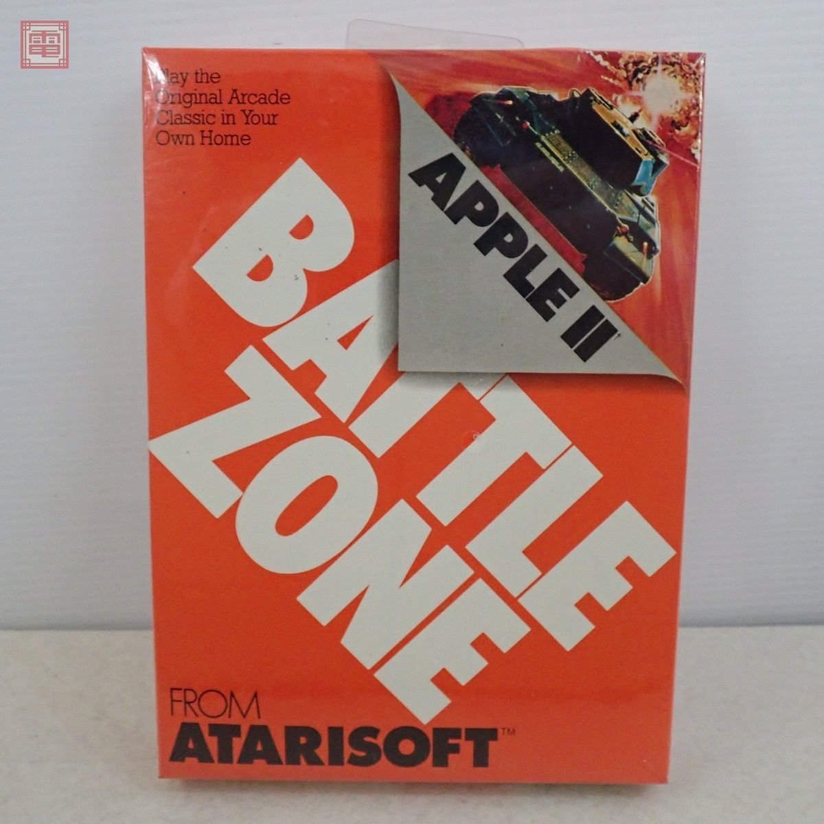 未開封 Apple II 5インチFD バトルゾーン BATTLE ZONE アタリ ATARISOFT【10