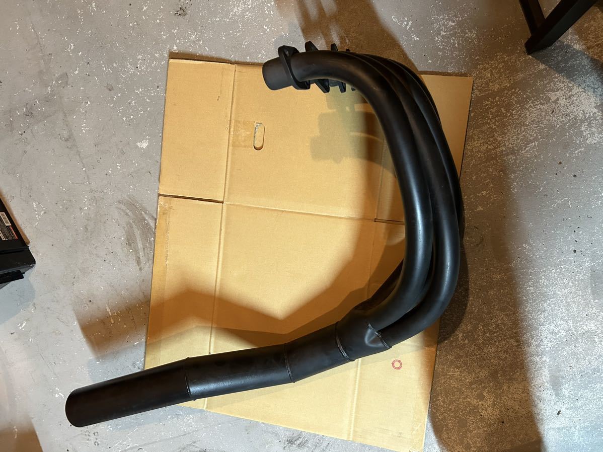 程度良好！CB400F 手曲げ ショート管 70パイ マフラー 検 当時物