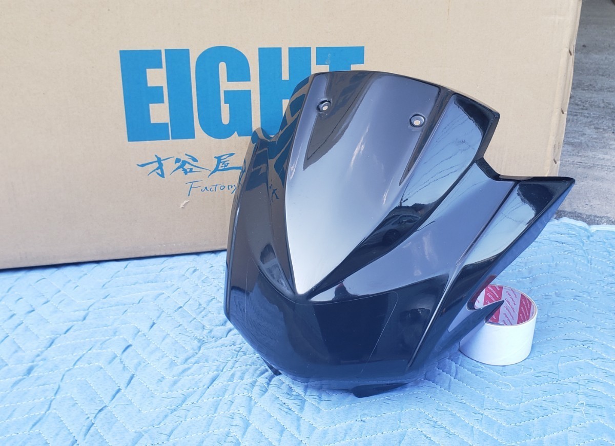 ★確認ページ★ ノジマ│Z1000 レプリカKIT ライトカバー(レース)│KSR110│FRP製 黒