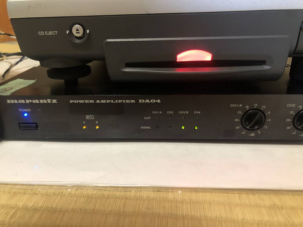 Marantz マランツ DA04 パワーアンプ ② 現状 マランツ DA04 パワー