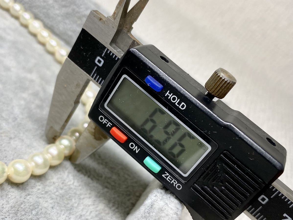 ✨鑑別書付き✨超大珠 あこや真珠 9-9.5㎜ ネックレス シルバー刻印