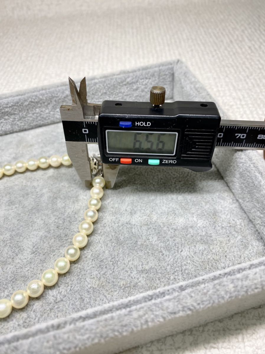 ✨鑑別書付き✨超大珠 あこや真珠 9-9.5㎜ ネックレス シルバー刻印