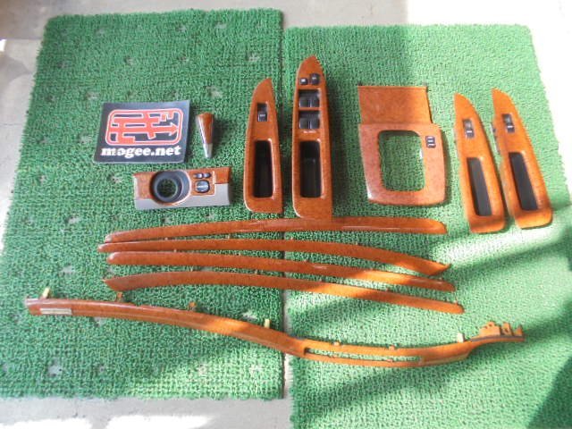 2EU6072 ZZ)) トヨタ マーク JZX110 後期型 2.5グランデ35アニバーサリーナビパッケージ 純正 35thインテリアパネルセット