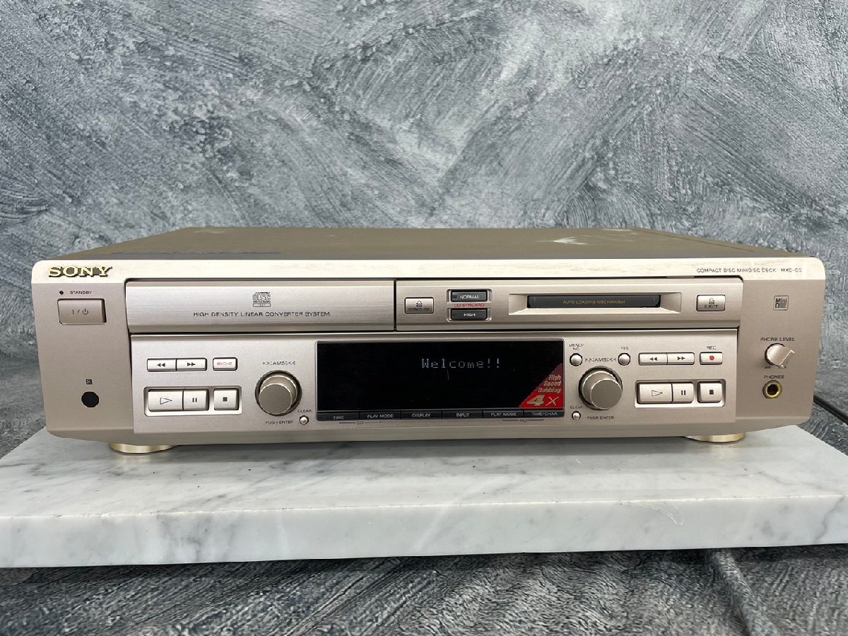 Player MXD-D3 Yahoo!オークション cd／mdデッキ」の落札相場・落札 