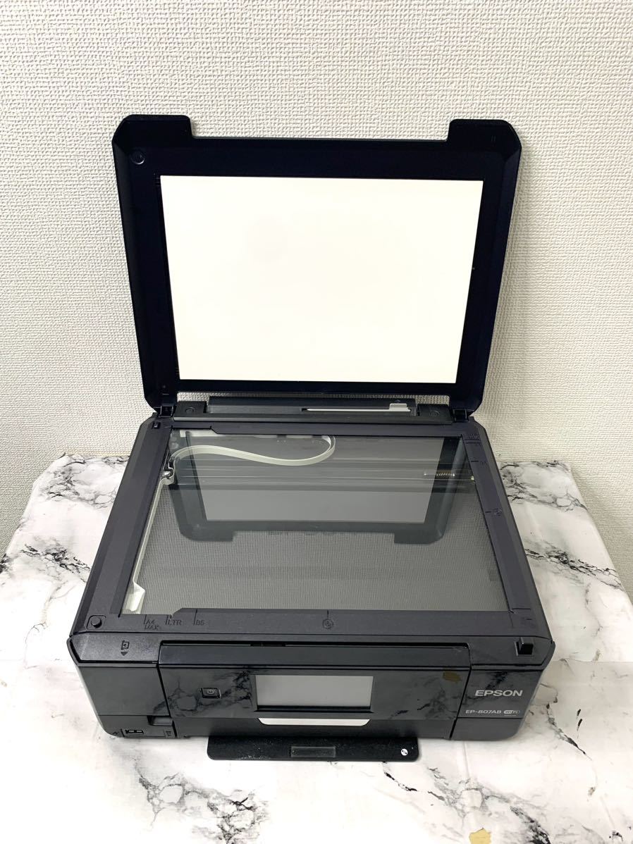 EPSON/エプソン インクジェットプリンター EP-807AB ブラックカラー