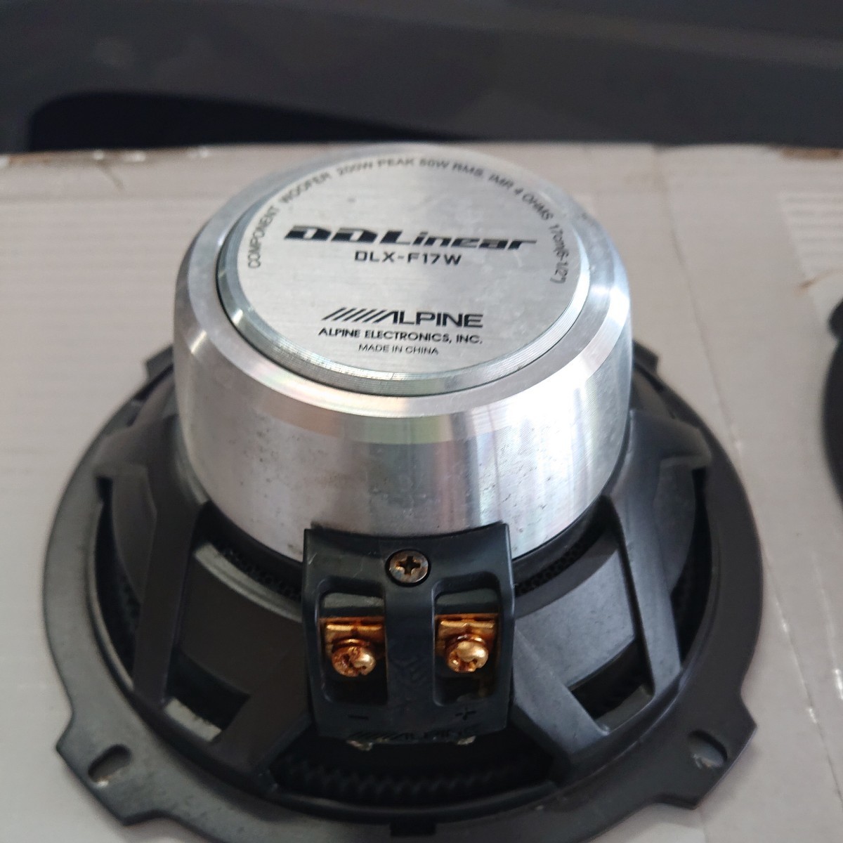 ALPINE アルパイン 17cm DDLiner DLX-F17W 200W PEAK ネットワーク DLX