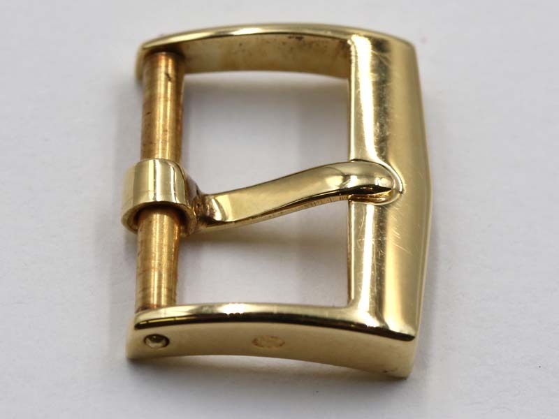 ●新着パーツ コマ【オーデマピゲ】オールドモデル K18YG 尾錠 14mm 2.2ｇ 00043-0k♪