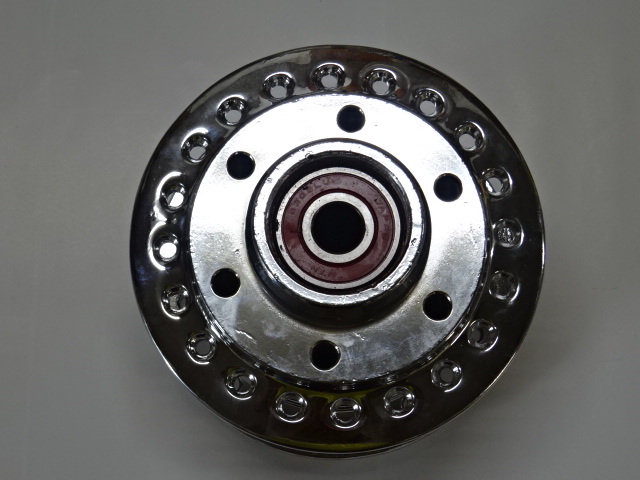 4304】ホンダ CB750K0 純正 フロント ハブ 再メッキ未使用 クローム