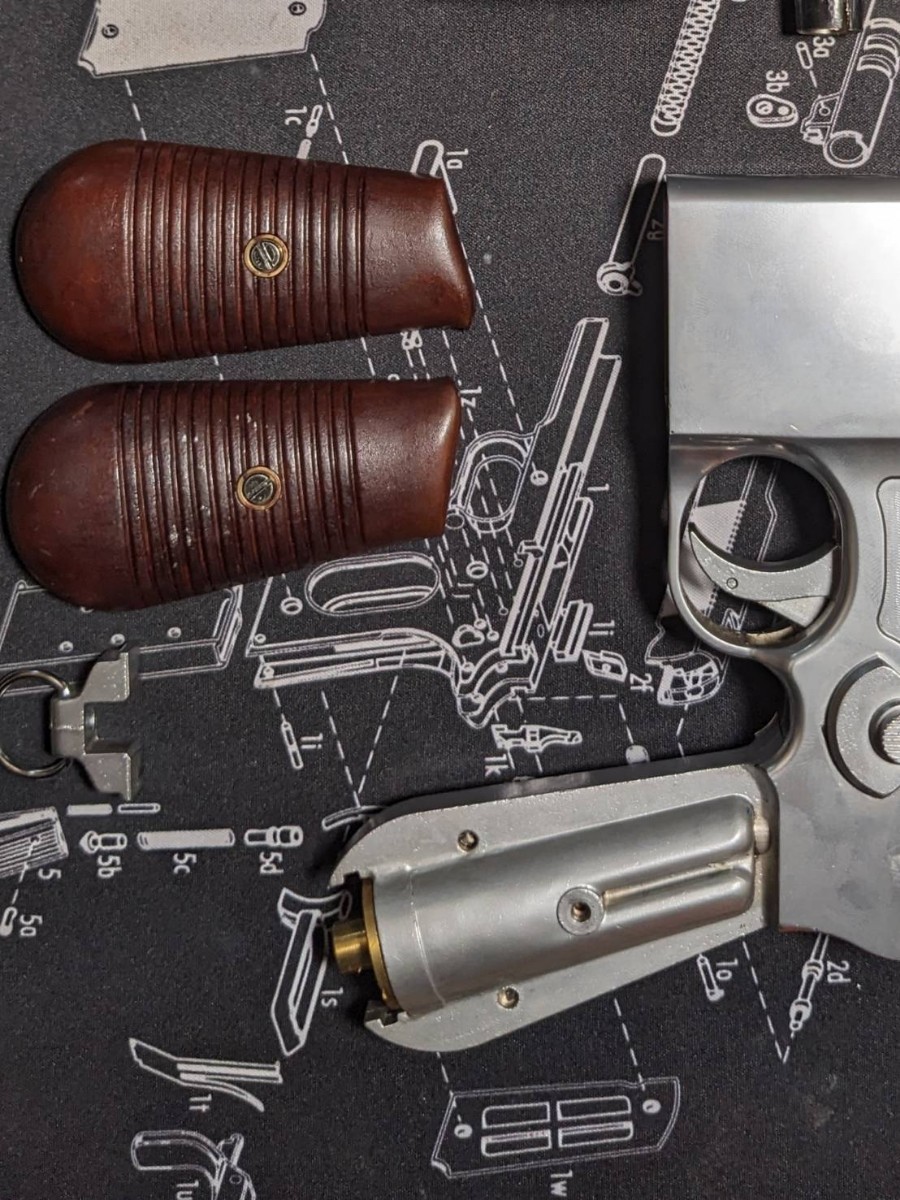 マルシン モーゼル MAUSER HSc シルバー サイレンサー ASGK刻印有