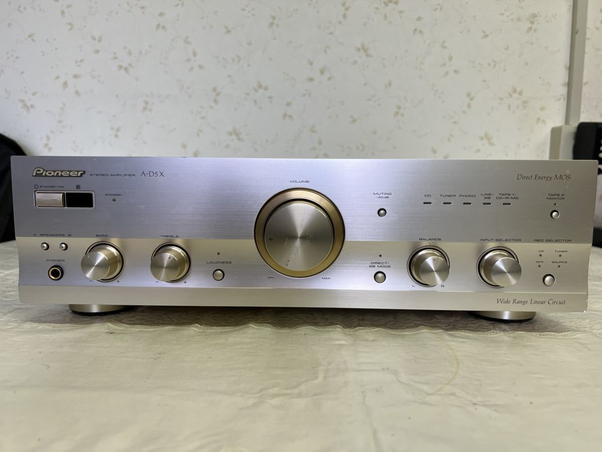 AK7112●Pioneer A-D5X プリメインアンプ 通電確認済み パイオニア オーディオ機器★直接引取歓迎★