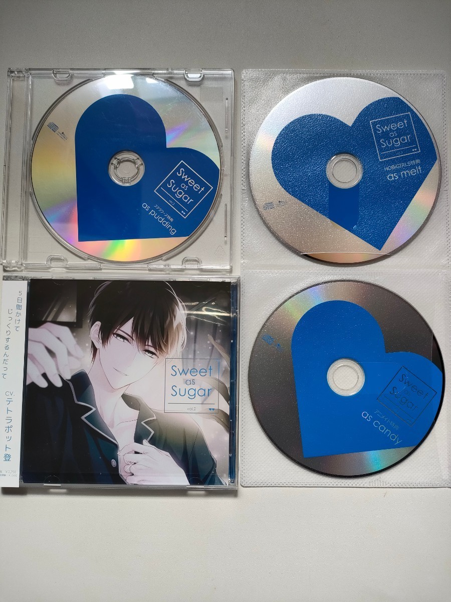 Sweet as Sugar vol.2 テトラポット登　特典付き アニメイト特典 ステラワース特典　HOBiGIRLS特典
