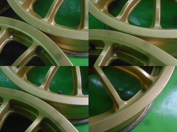 PCD100 OZ RACING スーパーツーリズモ ゴールド 7j/+48 ハブ約56㎜ 4本セット! 中古 ドリ車 カスタムカー ドレスアップ OZ スーパーツーリズモ Racing