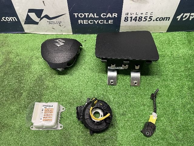 MH55S ワゴンR スティングレー エアバッグカバー エアバック 左右セット コンピューター スパイラルケーブル付 ※インフレーター欠品