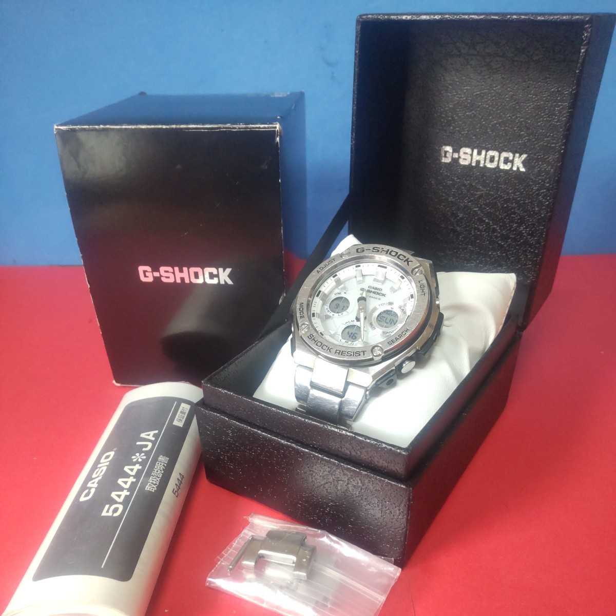 カシオ G-STEEL 電波 G-STEEL電波ソーラー - メルカリ G-SHOCK GST 