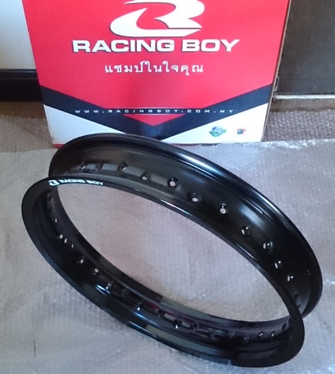 定番，正規品 RCB アルミリム ブラック RACING BOY レーシングボーイ WM2.50&times;17 36H Black color(その他)｜売買されたオークション情報、yahooの商品情報をアーカイブ公開 - オークファン その他