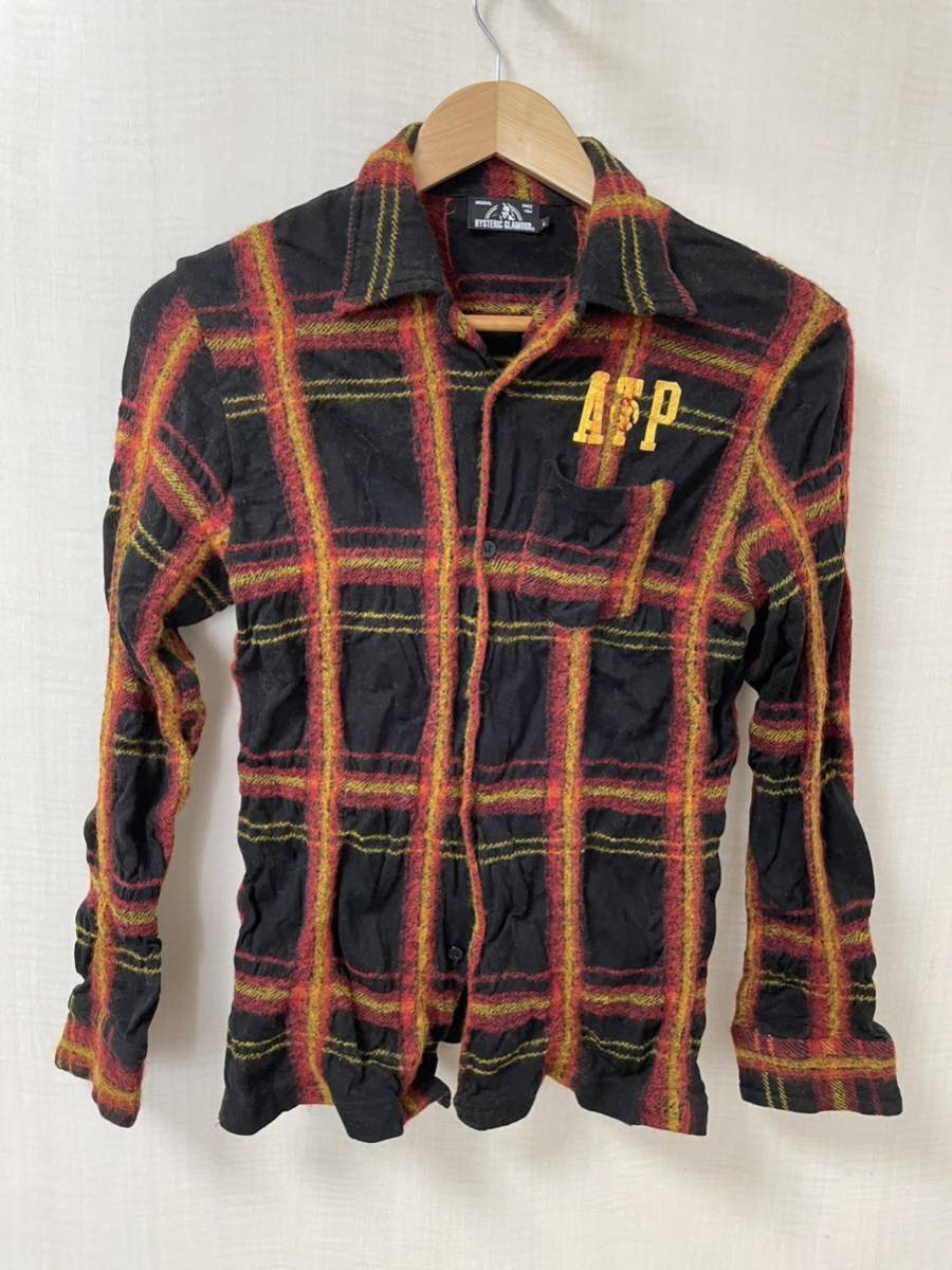 ヒステリックグラマー HYSTERIC GLAMOUR 長袖シャツ ネルシャツ