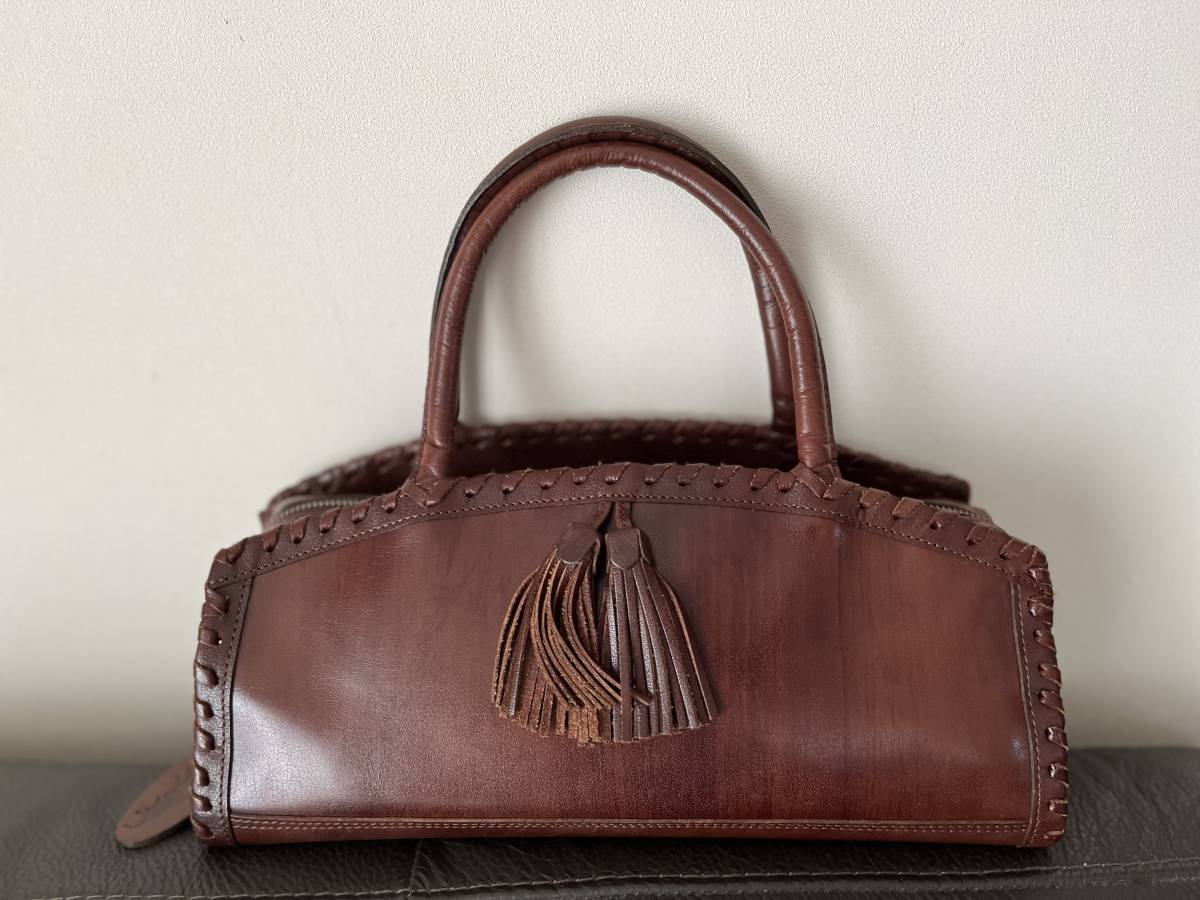 美品イビザ　レザートートバッグ