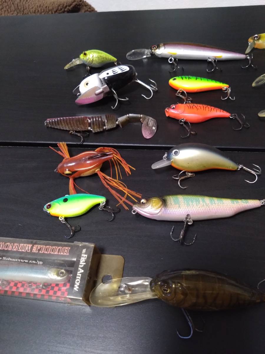 バス釣りルアーセット27個中古です。 ルアー バス釣り セット ルアー