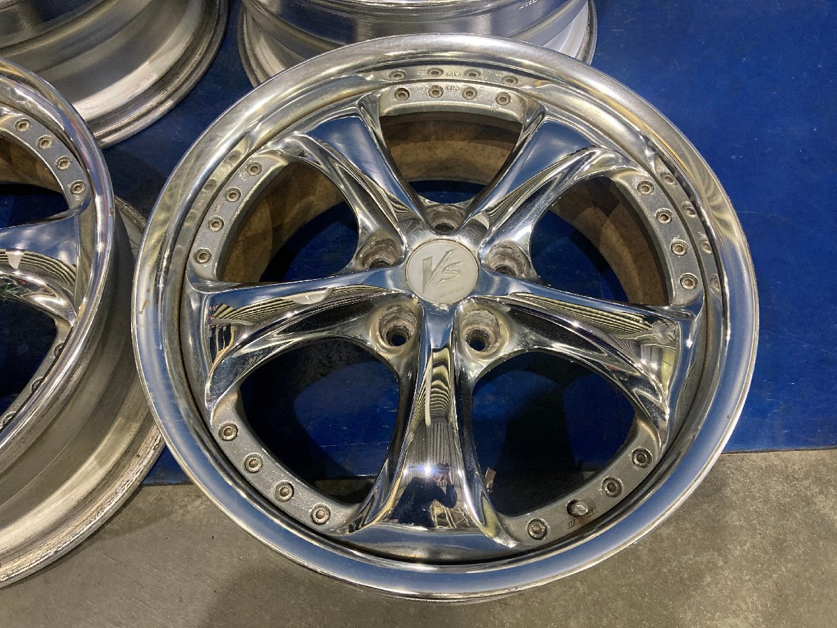 ◇WORK VS-KF ワーク 18インチ 8J+51 9J+45 114.3 5穴 4本セット 