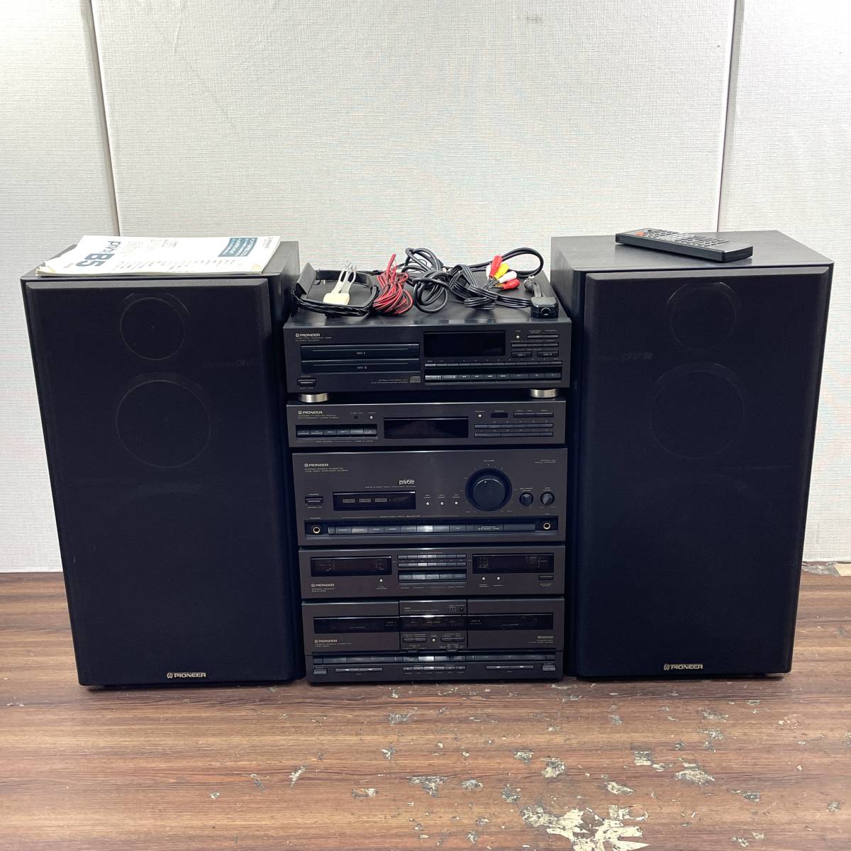 札幌発 Pioneer システムコンポ private X-B5 元箱付き パイオニア 