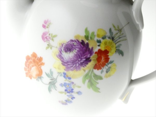 Meissen マイセン - Porcelain Flowers (マイセン) Hand Plates Dinner