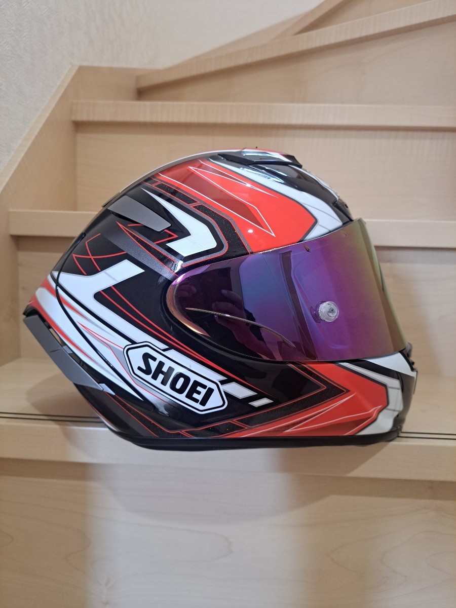 ショウエイヘルメットSHOEI X-fourteen X-14 アセイル Mサイズ_3