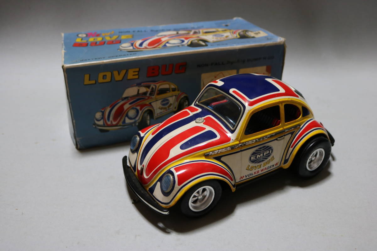 当時物 タイヨー製 ブリキ LOVE BUG フォルクスワーゲン ビートル
