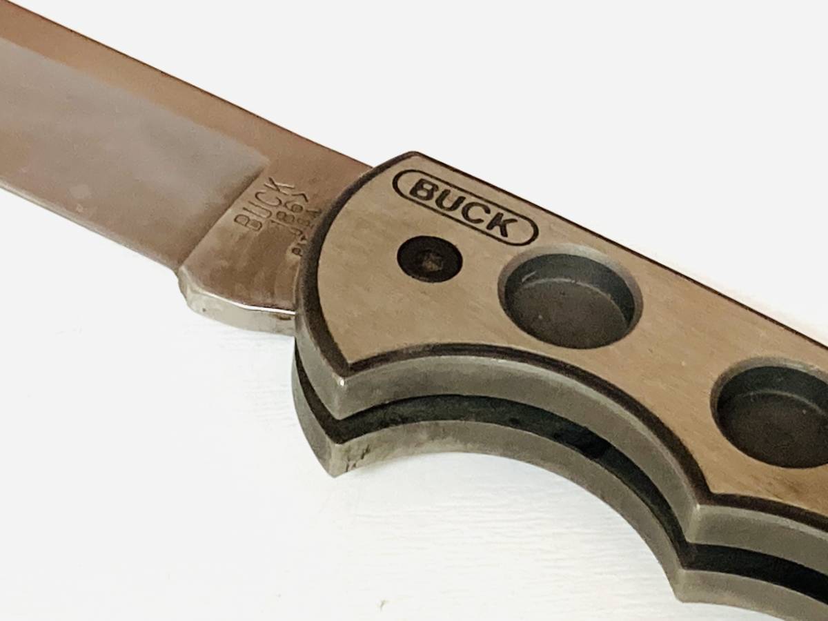 0 BUCK Buck Titanium フォールディングナイフ Lockback TITANIUM 