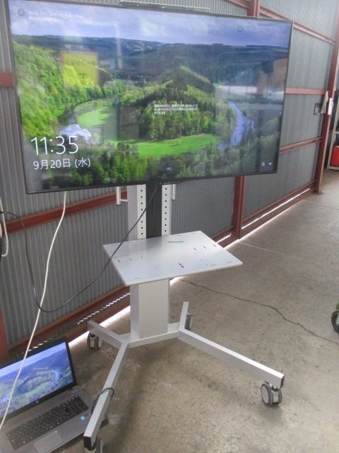 埼玉県所沢市引取り限定】 SHARP 50型 液晶テレビ AQUOS LC-50W35 スタンド