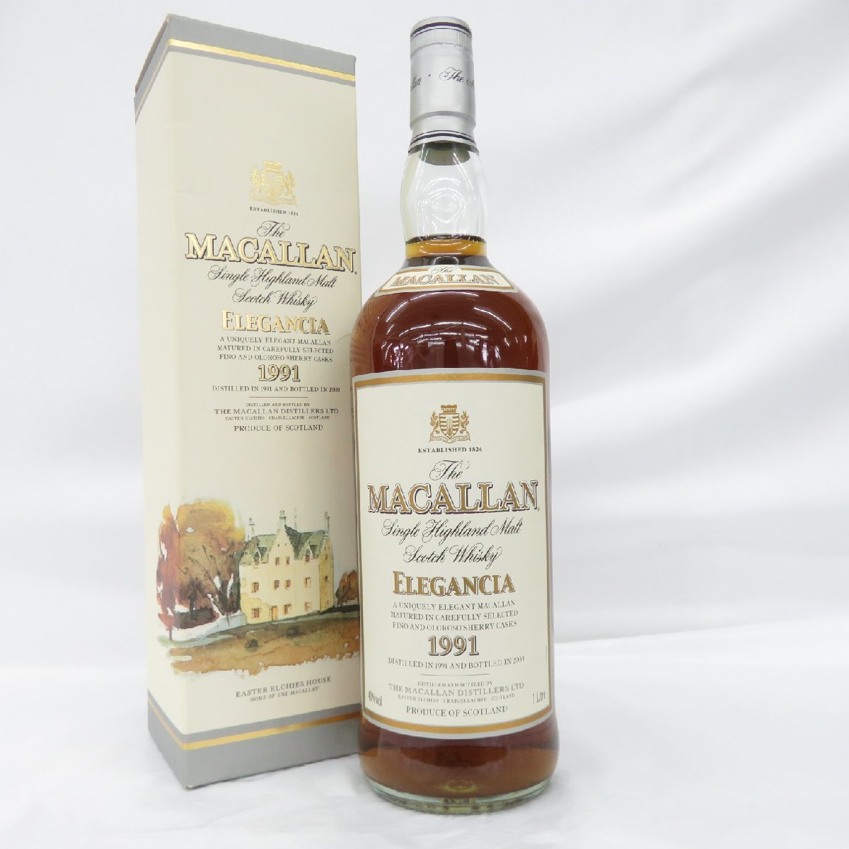 未開栓・希少Macallan マッカラン エレガンシア 1990 1L
