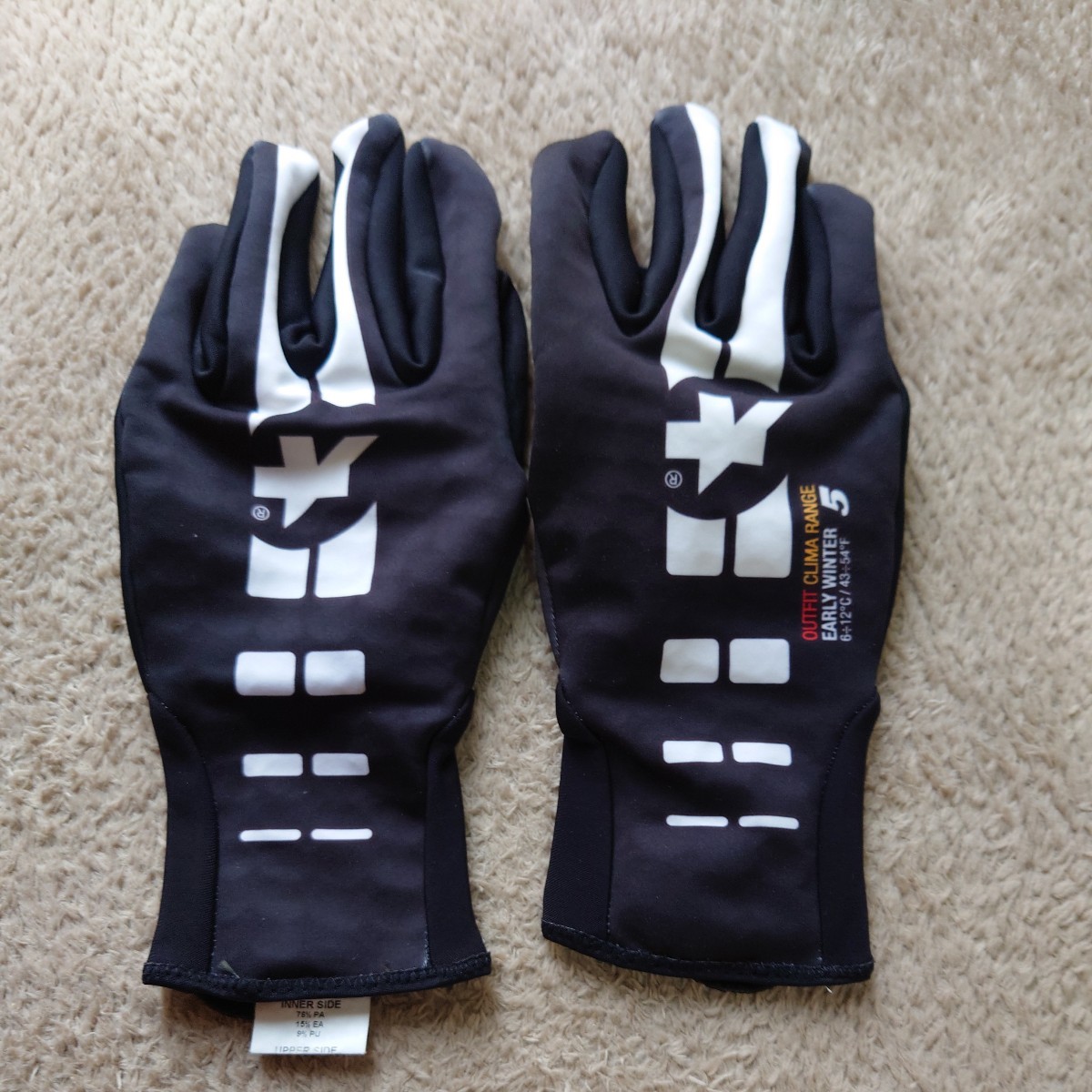 アソス アーリーウインターグローブS7 サイズL適温6度~12度 アソス
