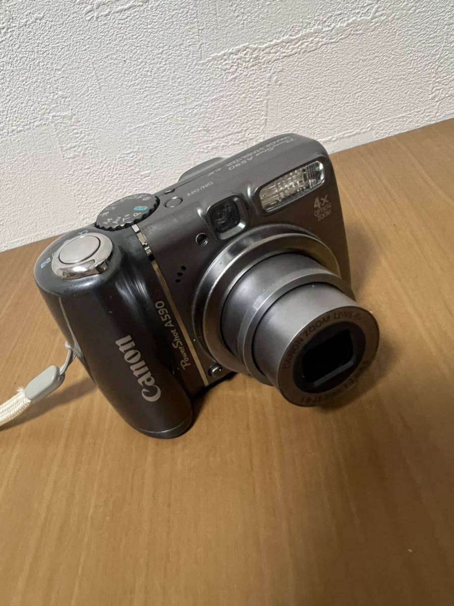 人気SALE，大人気 動作確認すみ Canon PowerShot A590 IS キャノン デジカメ パワーショットA590(キヤノン)｜売買されたオークション情報、yahooの商品情報をアーカイブ公開 - オークファン キヤノン