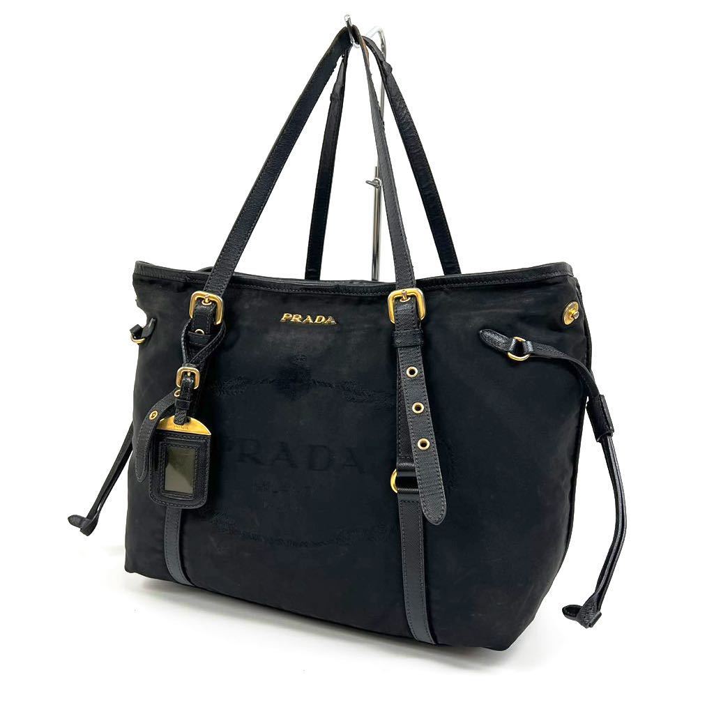 プラダカバン Prada トートバッグ プラダ ハンドバッグ 黒 PRADA